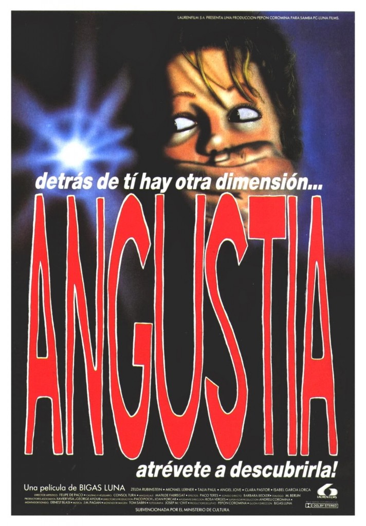 Angustia Bigas Luna 1987 Poster